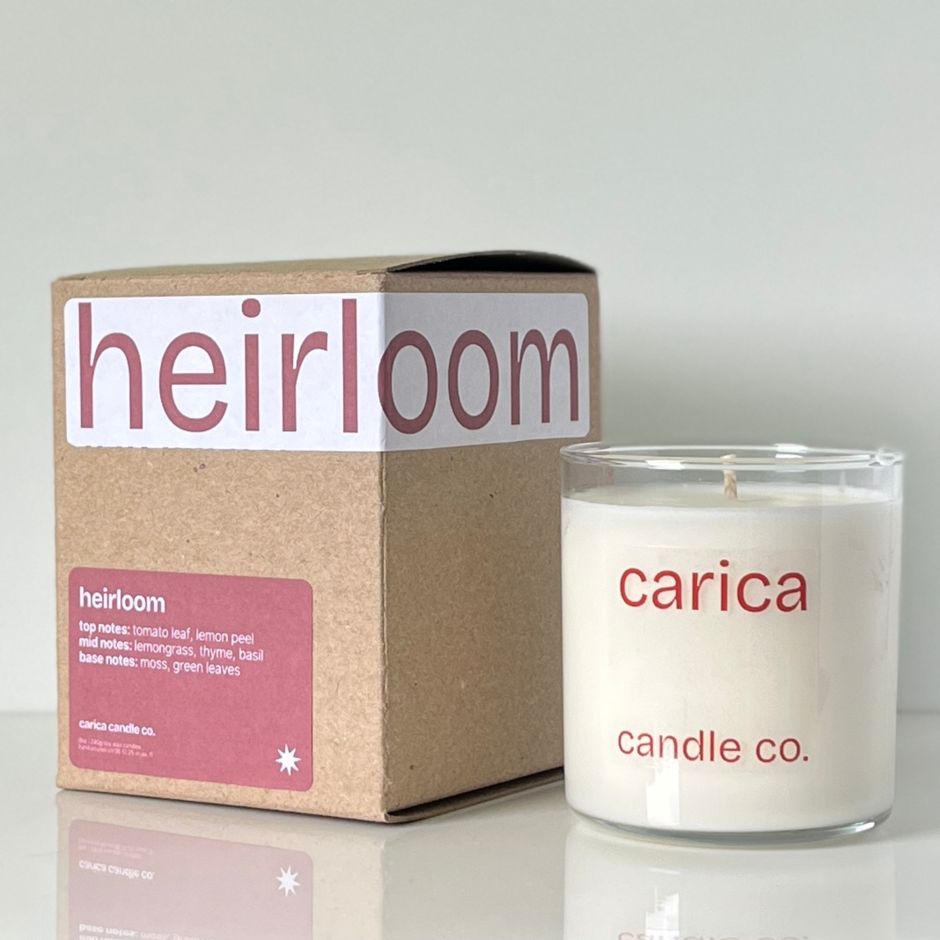 heirloom soy wax candle