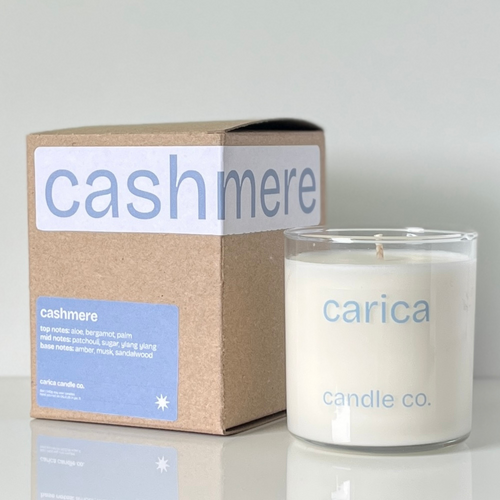 cashmere soy wax candle