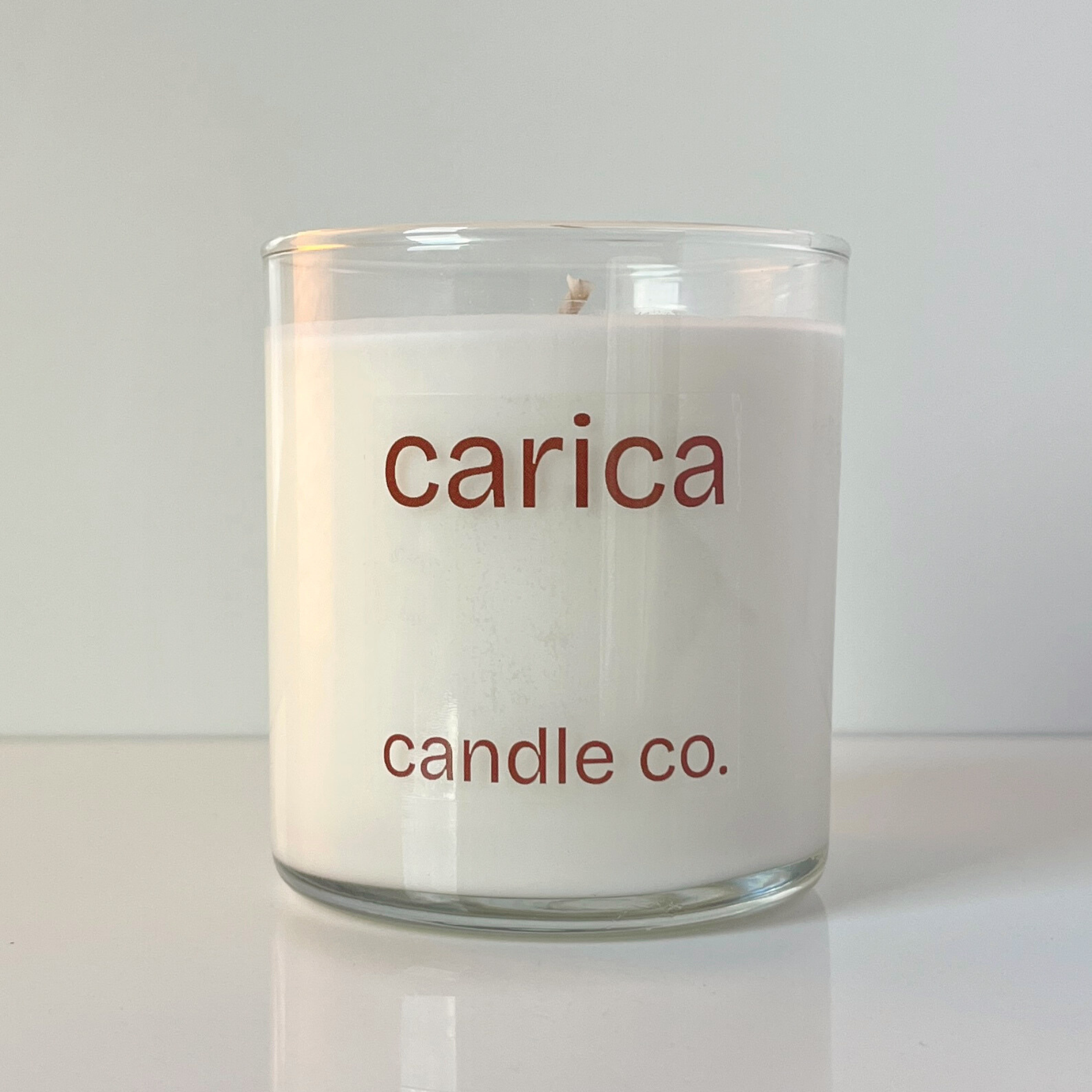 smoked vanilla soy wax candle