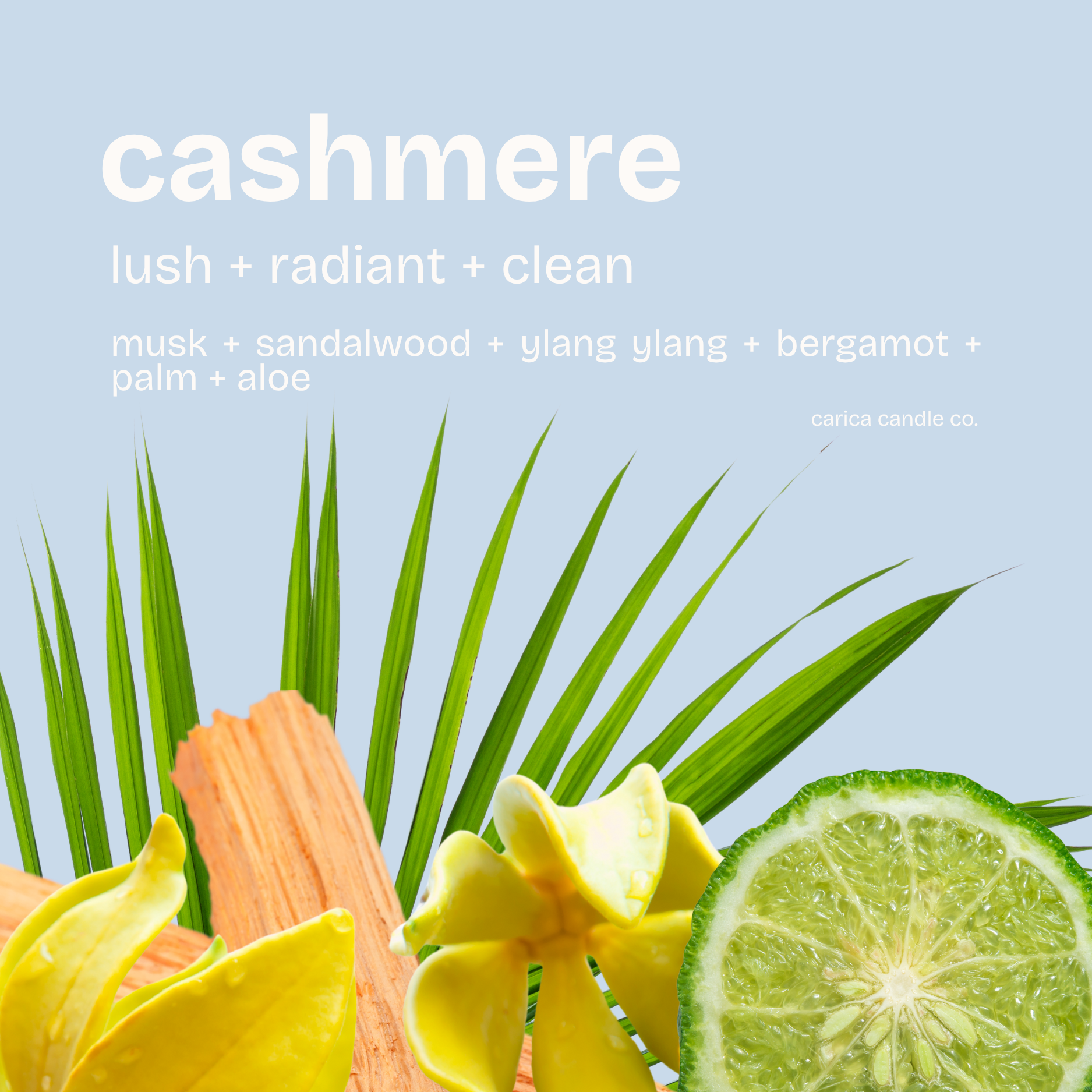 cashmere soy wax candle