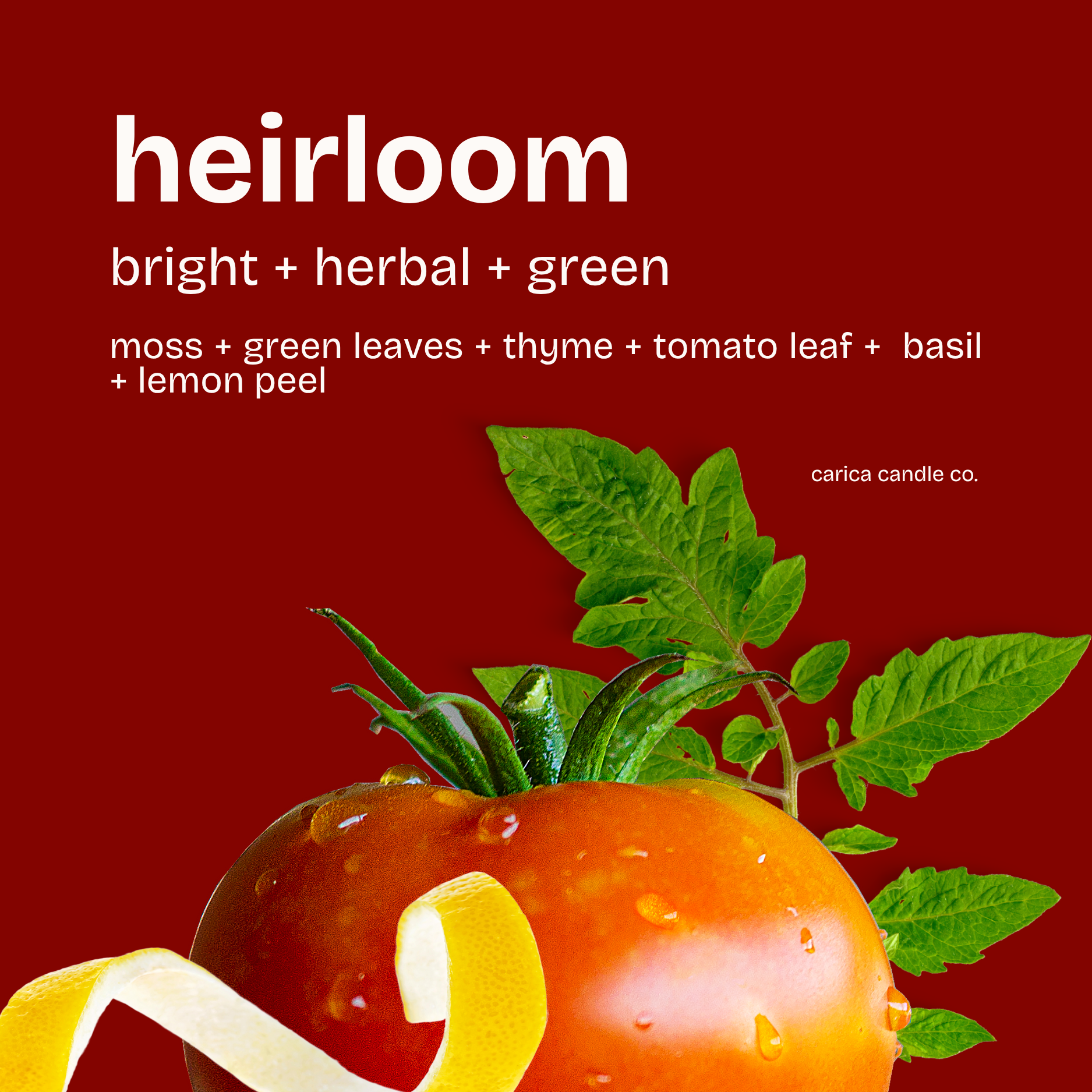 heirloom soy wax candle