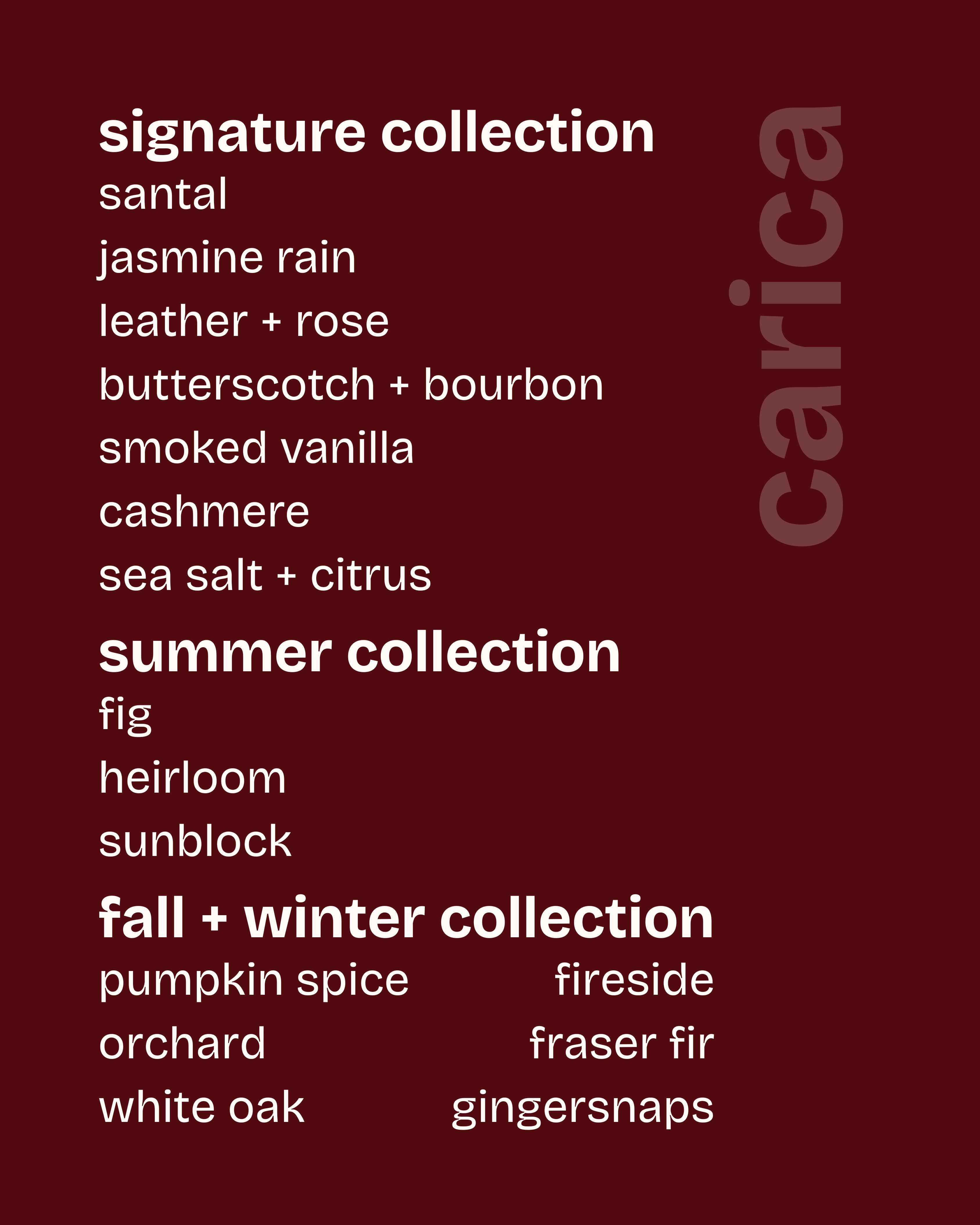 signature soy candle